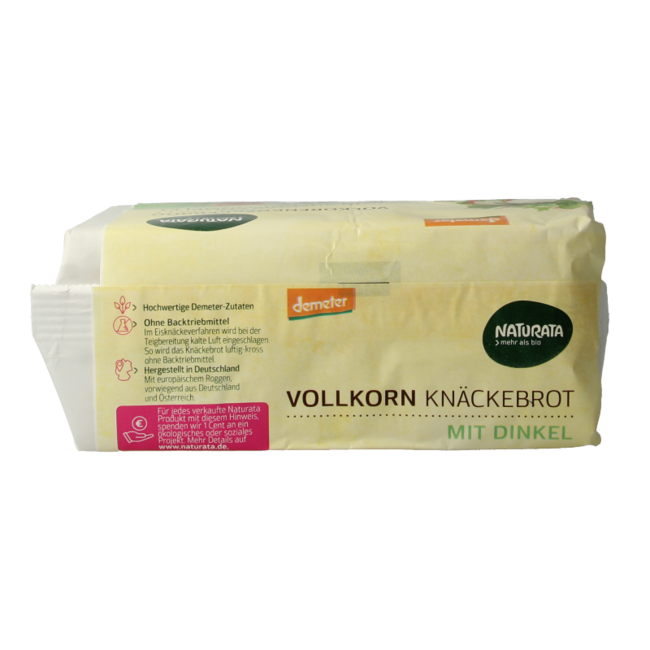 Knackebrod spelt demeter organic 250 Gram