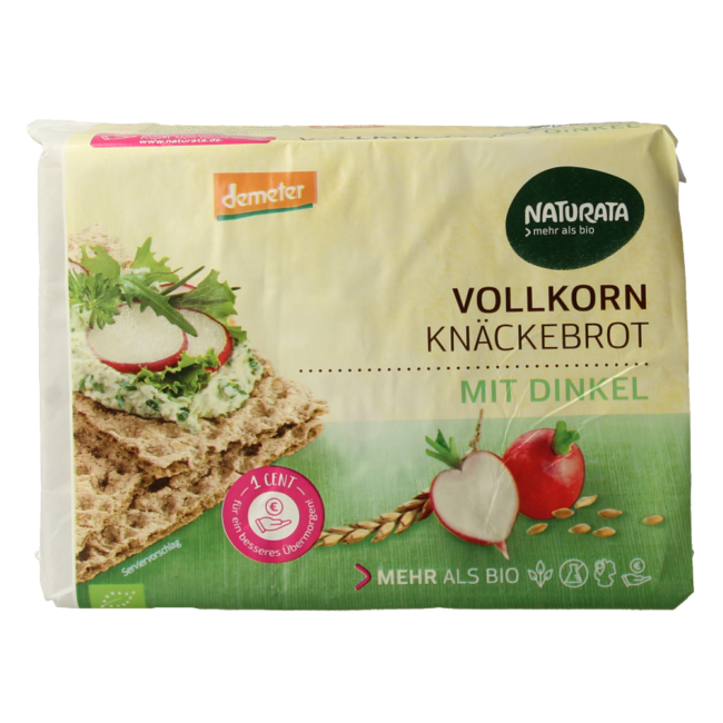 Knackebrod de espelta demeter bio 250 gramos