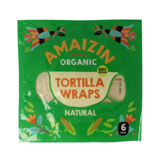 Amaizin Tortillas wraps bio 6 unidades
