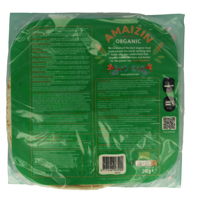 Tortillas wraps bio 6 unidades
