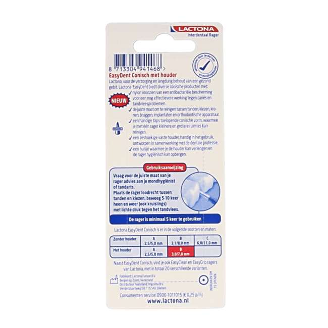 Easygrip Type B 3-7mm 6 Pack