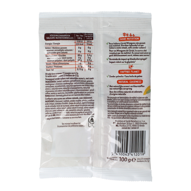 Cereal Winegums ohne Zucker 100 Gramm