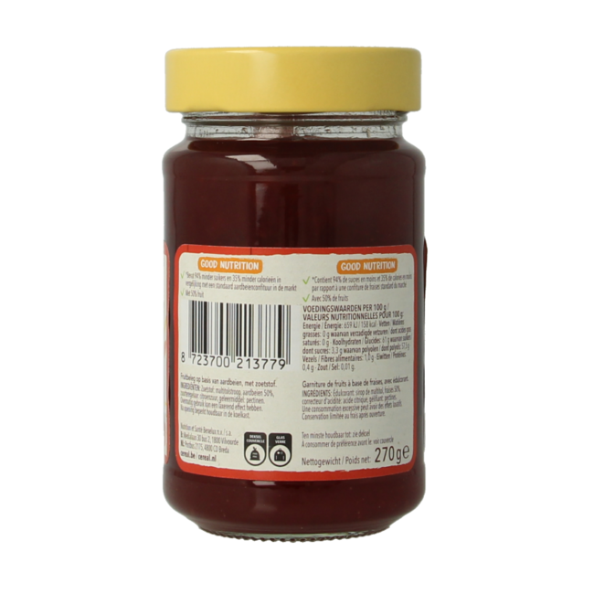 Céréal Sugar-Free Strawberry Fruit Spread 270g