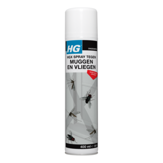 HG HG X muggen/vliegen spray 400 Milliliter