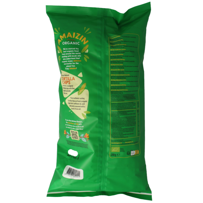 Corn chips natural organic 250 Gram