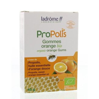 Ladrome Propolis-Gummibonbons Orange Bio 45 Gramm
