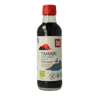 Lima Lima Tamari 25% menos sal bio 250 mililitros