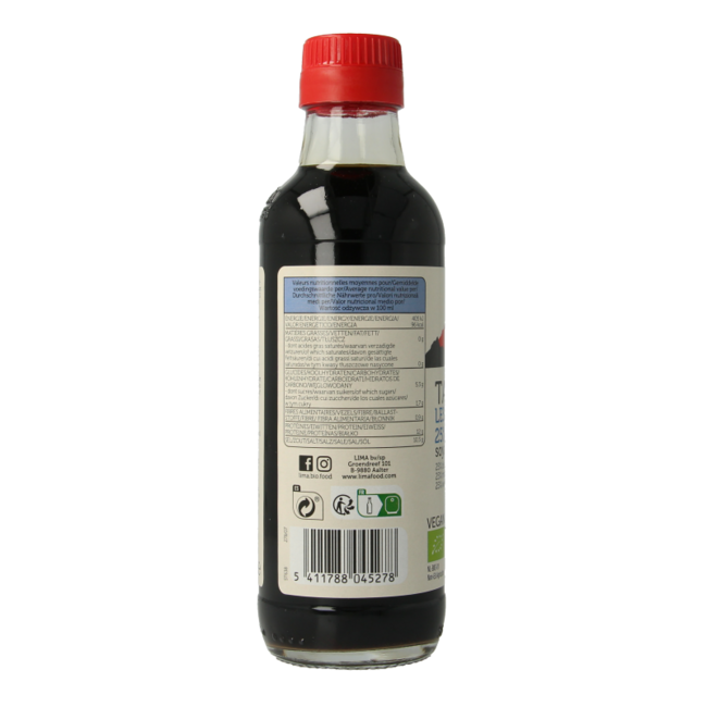 Lima Tamari 25% minder zout bio 250 Milliliter