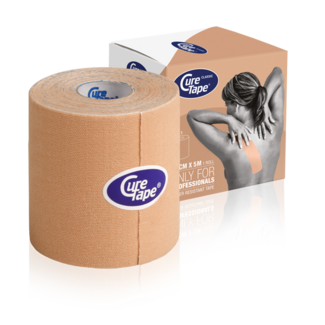 Cure Tape Cure Tape Kinesiotape beige 7,5 cm × 5 m 1 Stück