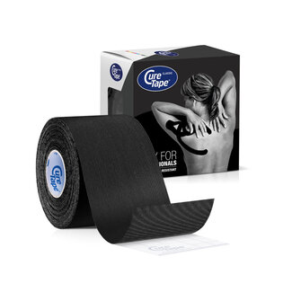 Cure Tape Kinesiotape nero 5 cm x 5 m 1 Pezzo