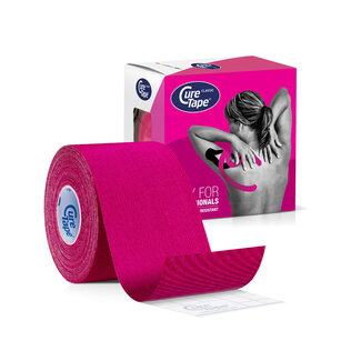 Cure Tape Vendaje neuromuscular (Kinesiotape) rosa 5 cm x 5 m 1 unidad