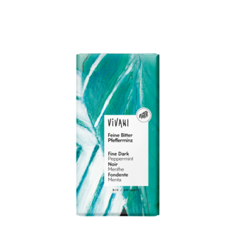 Vivani Chocolate negro con menta ecológico 100 Gramos