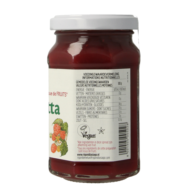 Mermelada de frambuesa bio 250 gramos