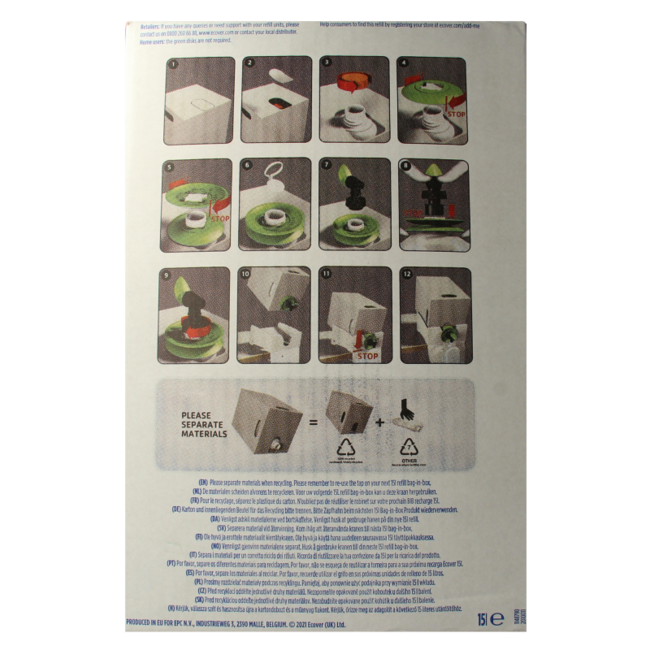 Nettoyant multi-usages Ecover citronnelle/gingembre 15 litres