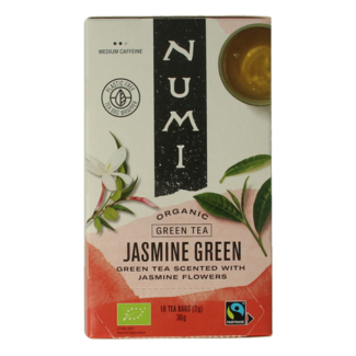 Numi Tè Verde Gelsomino Biologico Numi, 18 Bustine