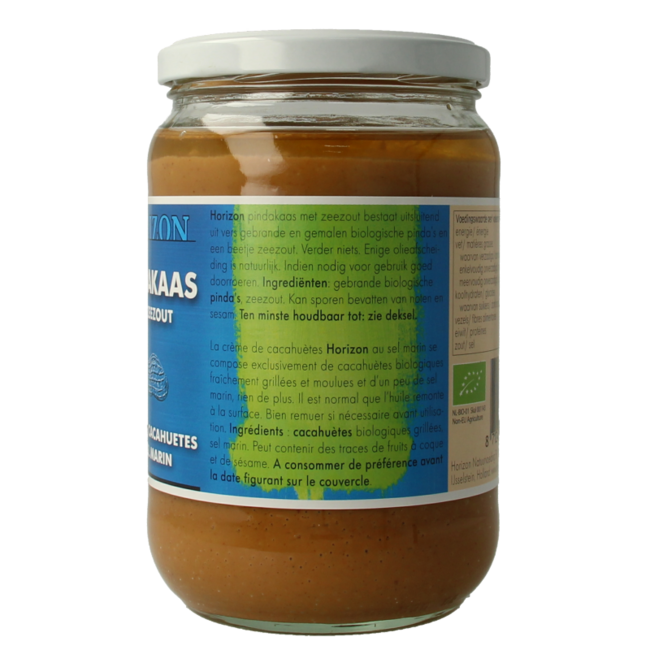 Pindakaas met zeezout eko bio 650 Gram