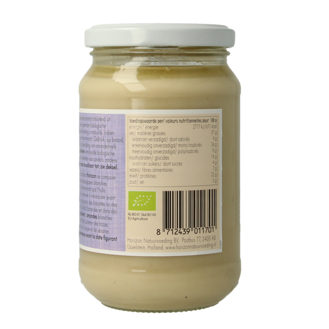 Witte amandelpasta eko bio 350 Gram