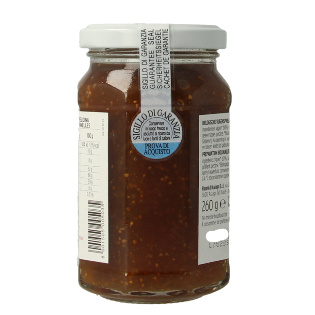 Fiordifrutta Organic Fig Jam 260 Gram