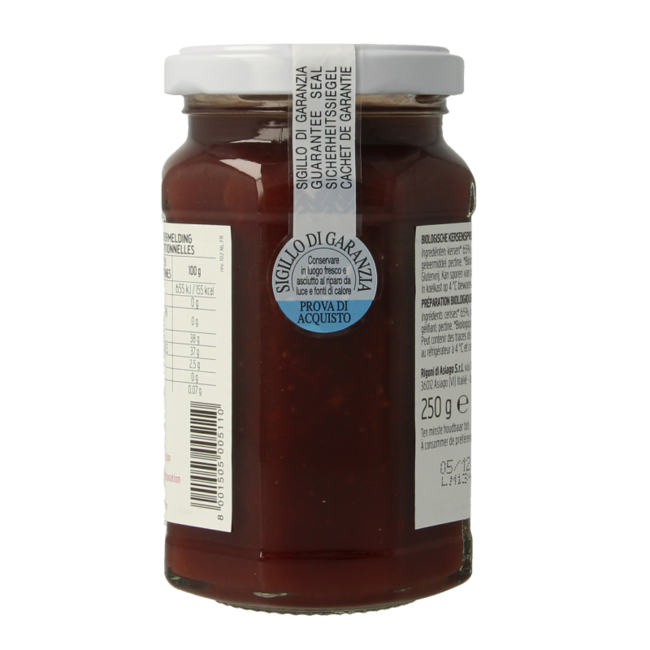 Mermelada de cereza bio 250 gramos