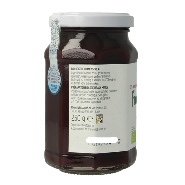 Confiture de mûres bio 250 g