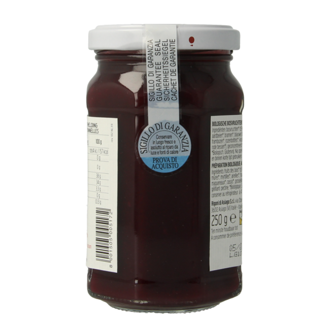 Mermelada de frutos del bosque bio 250 gramos