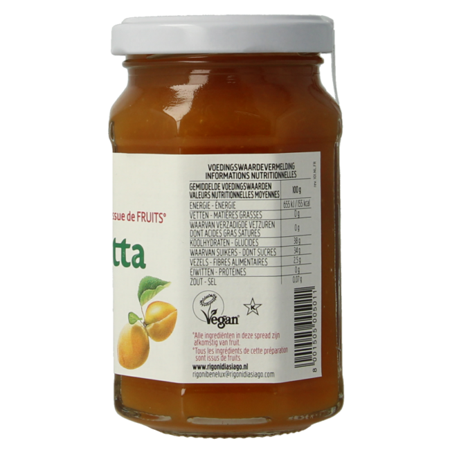 Organic apricot jam 250 Gram