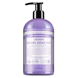 Dr Bronners Dr Bronner's Lavender sugar soap organic 355 Millilitres