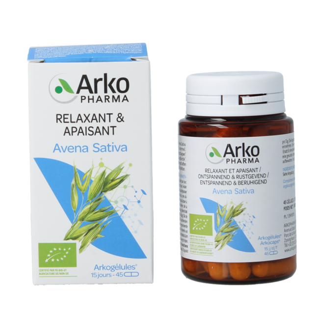 Arkocaps Organic Avena Sativa 45 Capsules