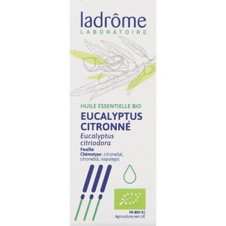 Ladrome Ladrome aceite esencial de eucalipto limón bio 10 mililitros