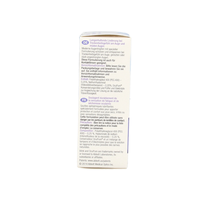 Blink Intensive Tears Augentropfen 10 Milliliter