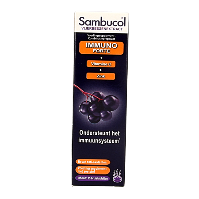 Immuno forte bruistabletten suikervrij 15 Bruistabletten
