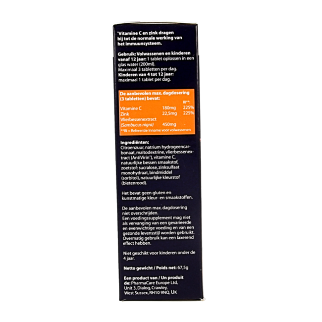 Immuno forte bruistabletten suikervrij 15 Bruistabletten