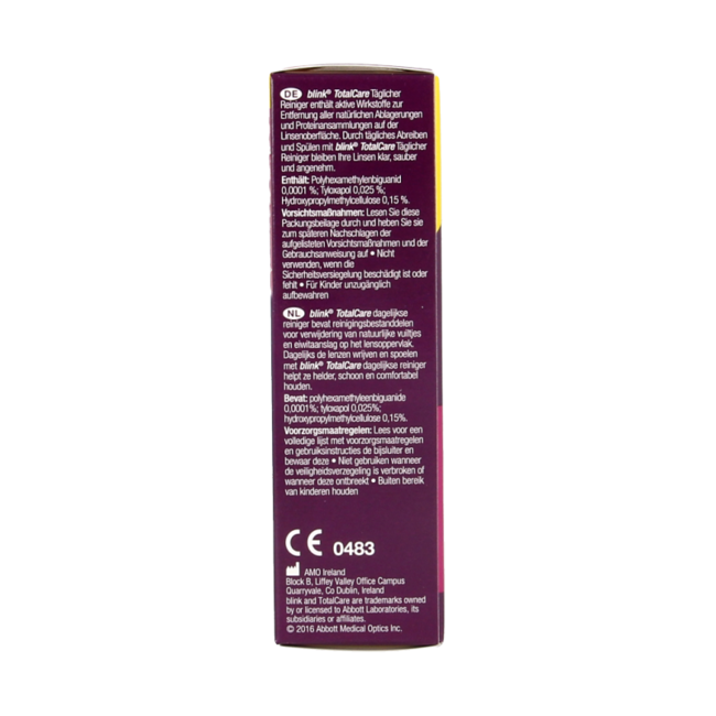 Blink Totalcare cleaner solución para lentes 30 mililitros