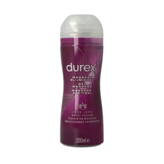 Durex Durex Olio da massaggio e lubrificante 2-in-1 aloe vera 200 Millilitri