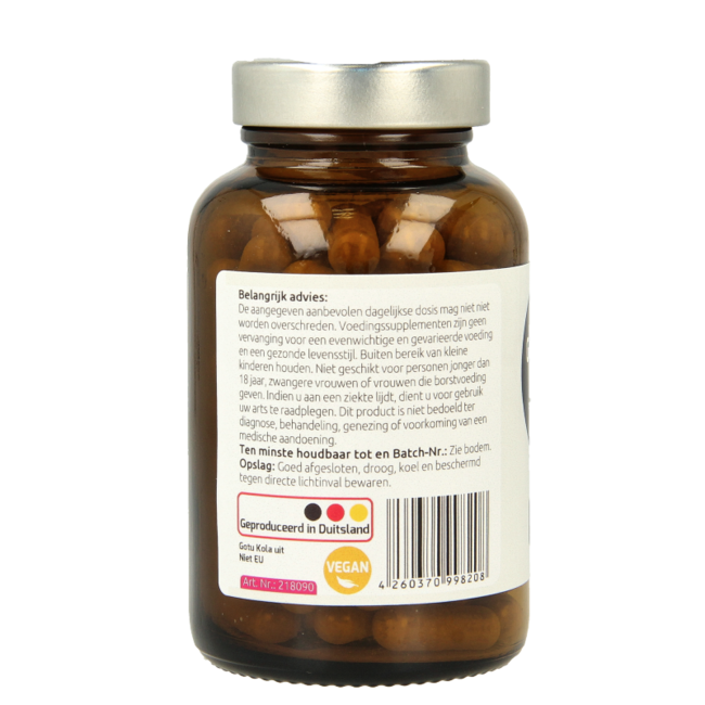 Hanoju Gotu kola extract 400mg 90 Cápsulas