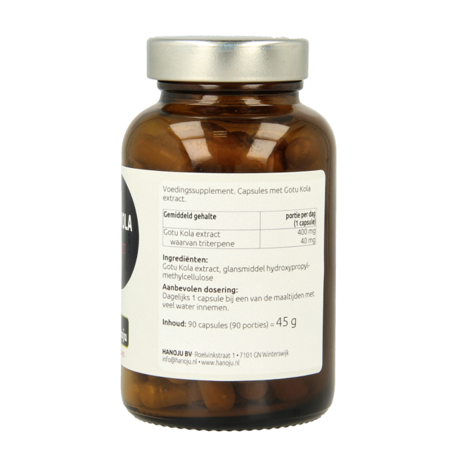 Hanoju Gotu kola extract 400mg 90 Cápsulas