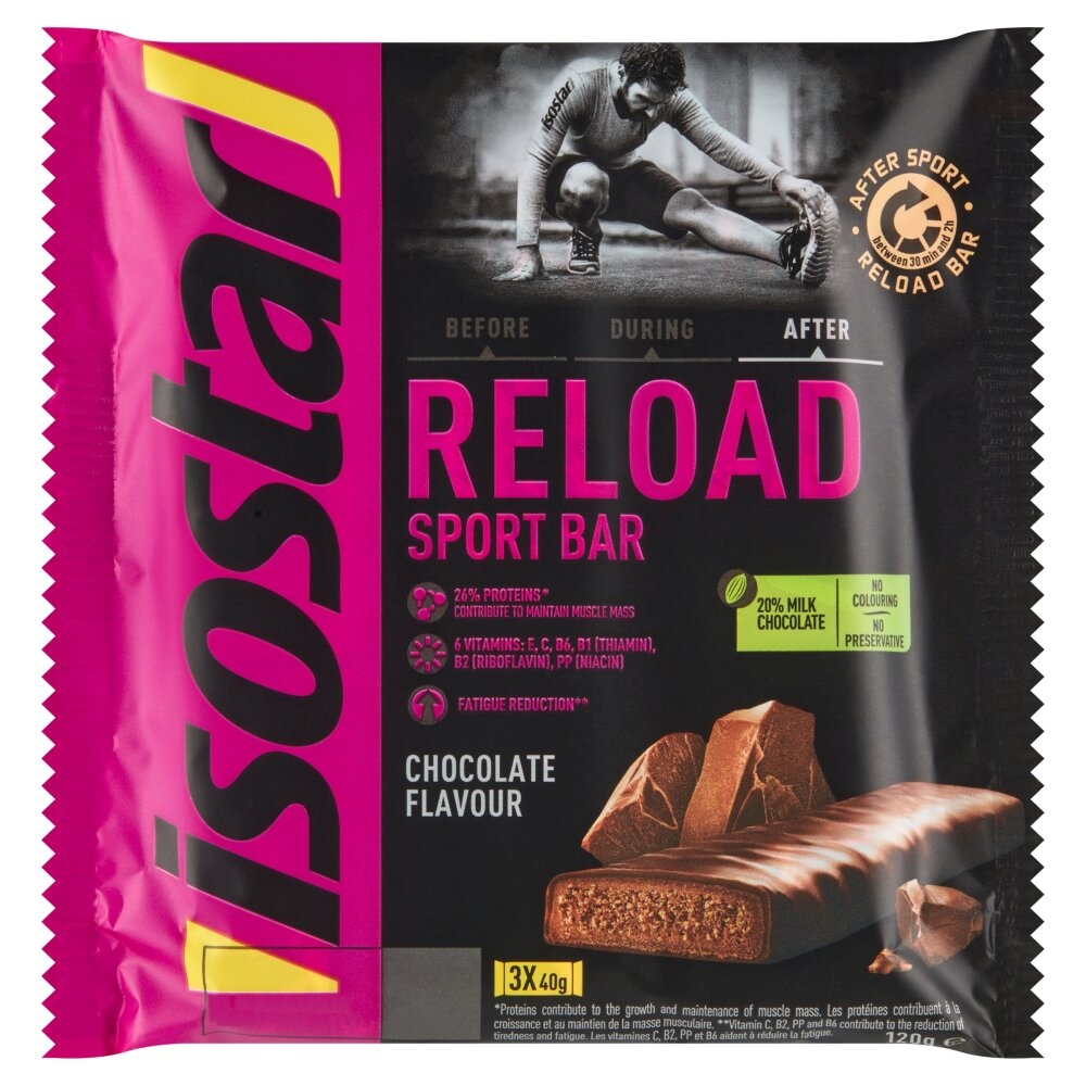 Isostar Reload Barrette Sportive: Recupero Energetico e Muscolare