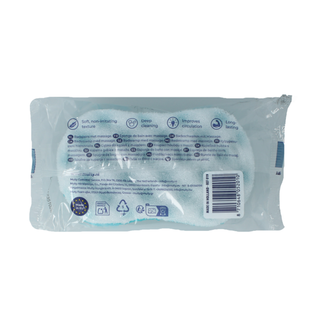 Multi badspons massage assorti 1 Stuks
