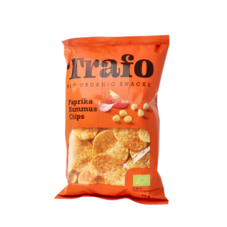 Trafo Chips de hummus con pimentón bio 75 gramos