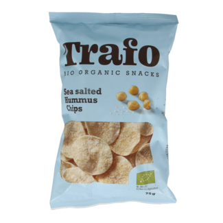 Trafo Chips de hummus con sal marina bio 75 gramos