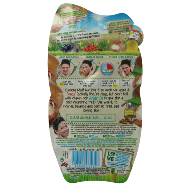 Montagne 7th Heaven Argan Oil Mud Face Mask 15g
