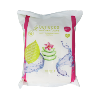 Benecos natural beauty Salviette Detergenti Vegan Happy 25 Pezzi