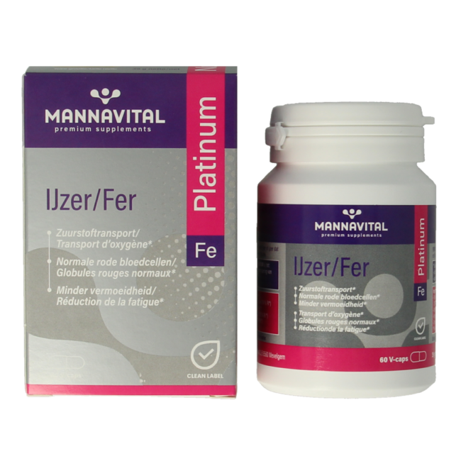 Iron Platinum 60 Vegetarian capsules