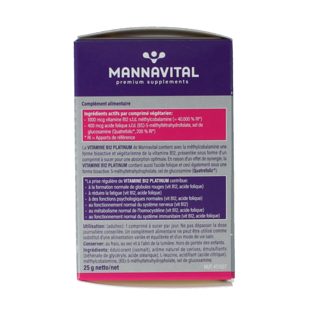 Mannavital Vitamina B12 Platinum 60 Compresse