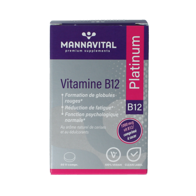 Mannavital Vitamina B12 Platinum 60 Compresse