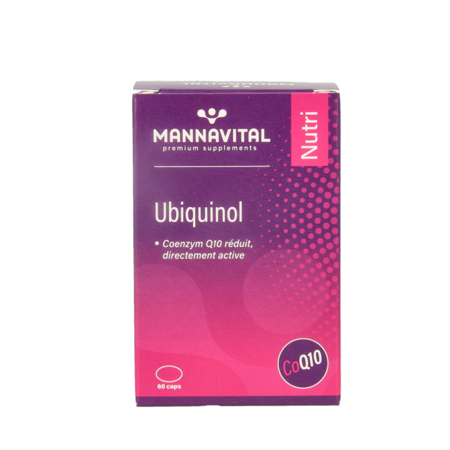 Mannavital Ubiquinol coenzima Q10 60 Cápsulas
