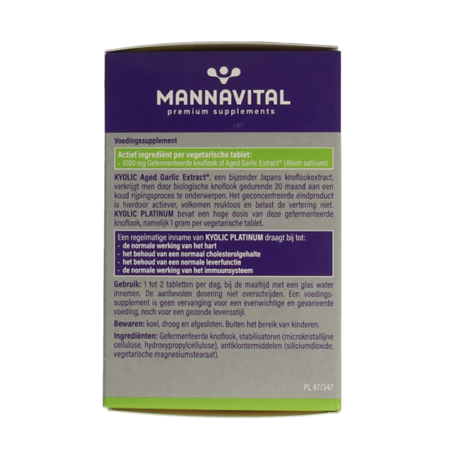 Kyolic Platinum 60 Compresse