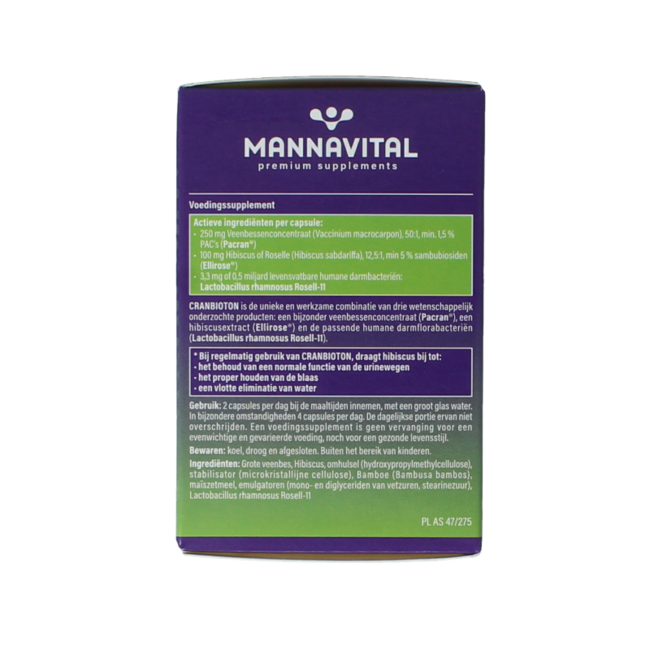 Mannavital Cranbioton 60 Capsule