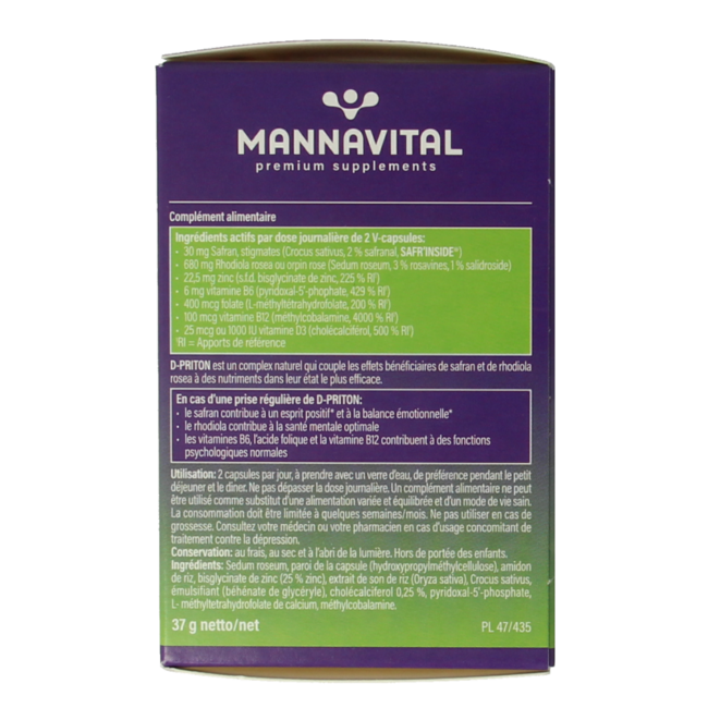 Mannavital D-priton 60 Kapseln