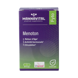 Mannavital Mannavital Menoton 30 cápsulas vegetarianas